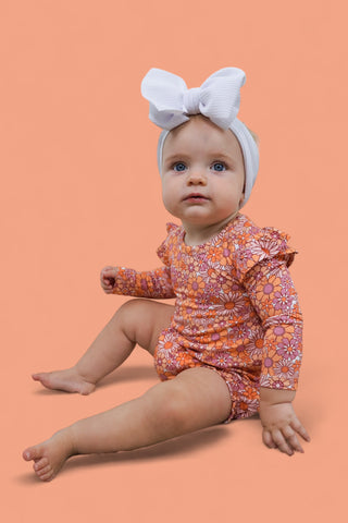 EXCLUSIVE BRIELLE'S BLOOMS DREAM BUBBLE ROMPER