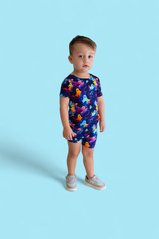 GLOWIN' GHOSTIES DREAM SHORT SET