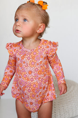 EXCLUSIVE BRIELLE'S BLOOMS DREAM BUBBLE ROMPER