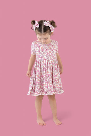 MAGICAL MERMAID DREAM RUFFLE DRESS