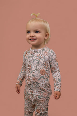 AUTUMN BLOSSOM DREAM RUFFLE ROMPER