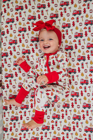 FIREHOUSE HEROES DREAM CRIB SHEET