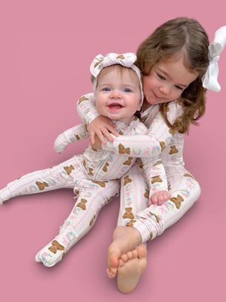 BEAR-Y BLOSSOMS DREAM RUFFLE ROMPER