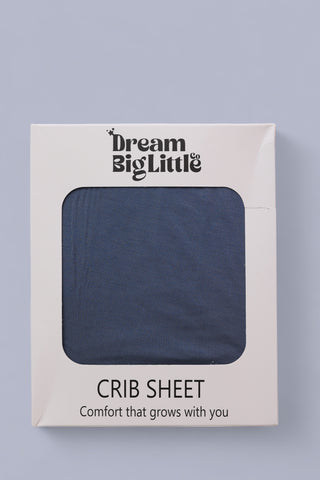 SLATE BLUE DREAM CRIB SHEET