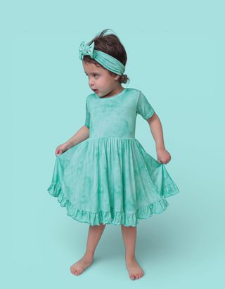 JADE MIST DREAM RUFFLE DRESS
