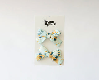 BUZZ & BLOOM DREAM BOW HAIR CLIPS