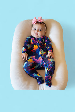 GLOWIN' GHOSTIES DREAM ROMPER