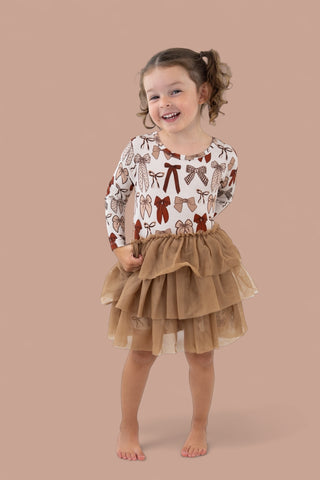 FALL FANCY LONG SLEEVE DREAM TUTU DRESS