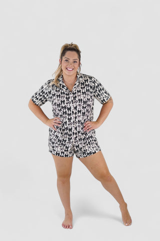 NEUTRAL BOWS SHORT SLEEVE WOMEN’S DREAM SHORT SET