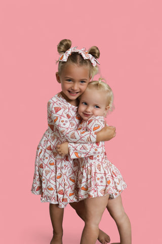 SLICE OF FALL LONG SLEEVE DREAM BODYSUIT DRESS