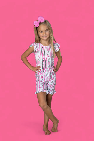 BOO AND BOWS DREAM RUFFLE SHORT SET