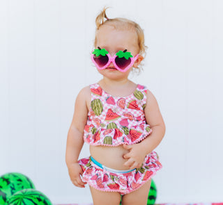 SLICE OF SUMMER DREAM TANKINI TWO PIECE SWIM SUIT