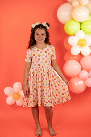 FEELIN' FLOWERFUL DREAM RUFFLE DRESS