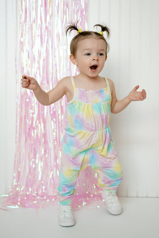 DREAMY SMILEY DREAM SMOCKED JUMPSUIT