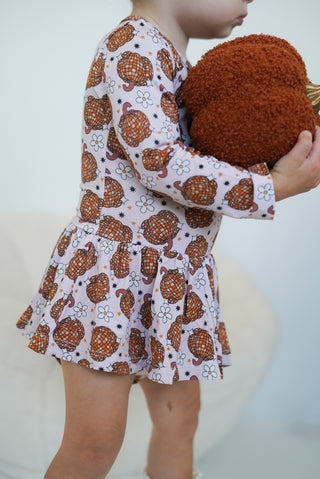 DISCO PUMPKIN DREAM BODYSUIT DRESS