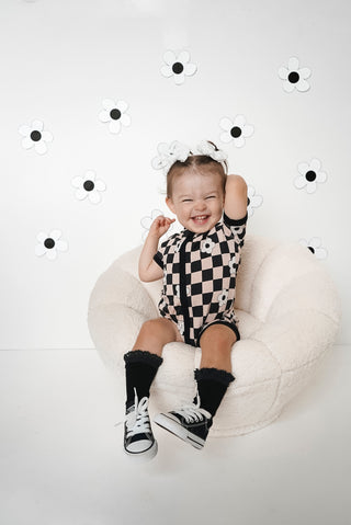 RETRO DAISY CHECKS DREAM SHORTIE