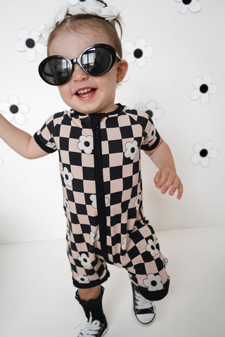 RETRO DAISY CHECKS DREAM SHORTIE