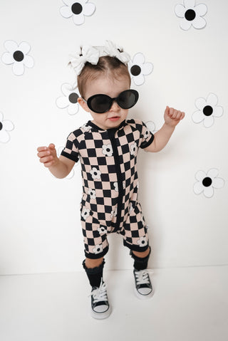 RETRO DAISY CHECKS DREAM SHORTIE