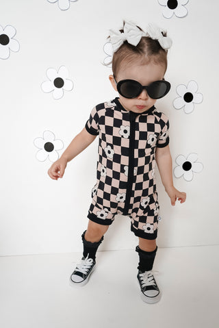 RETRO DAISY CHECKS DREAM SHORTIE