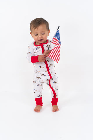 PRESTON'S AMERICAN PUPS DREAM ROMPER