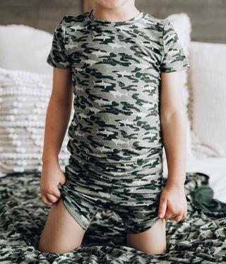 CAMO SHARK DREAM SHORT SET