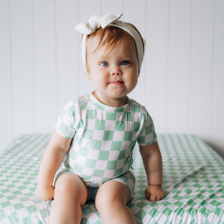 MINT CHECKERS DREAM SHORT SET