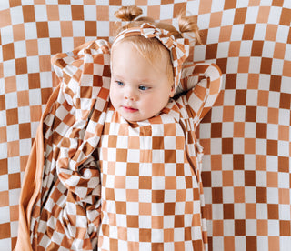 CHESTNUT CHECKERS DREAM CRIB SHEET