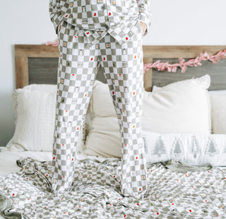 MERRY & BRIGHT CHECKS WOMEN’S RELAXED FLARE DREAM SET