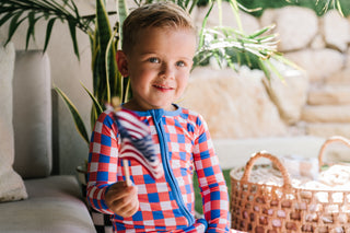 RED, WHITE & TRUMAN DREAM ROMPER