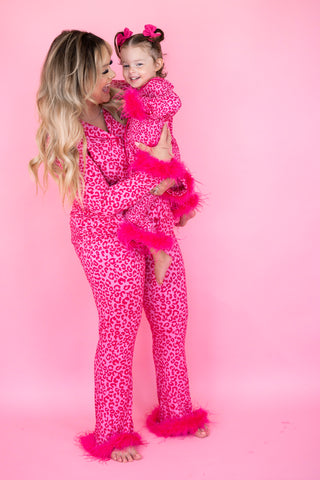 LOVE LEOPARD GIRL’S FLARE FEATHERED DREAM SET