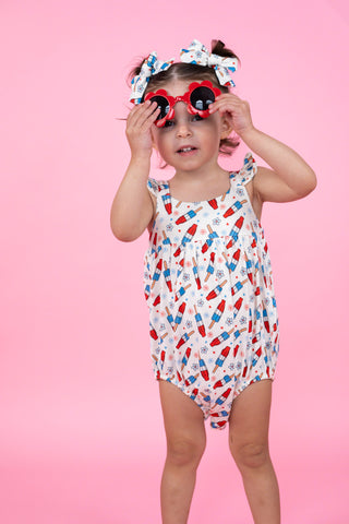 LITTLE MISS FIRECRACKER DREAM BUBBLE ROMPER