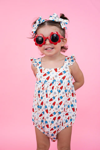 LITTLE MISS FIRECRACKER DREAM BUBBLE ROMPER