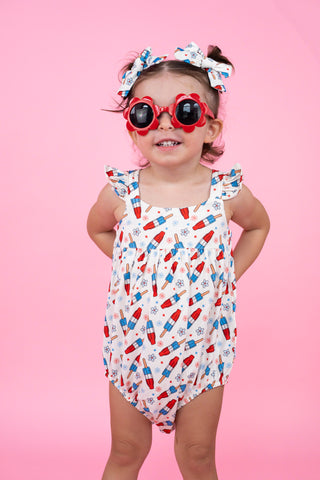 LITTLE MISS FIRECRACKER DREAM BUBBLE ROMPER