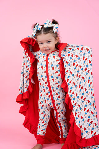 LITTLE MISS FIRECRACKER DREAM RUFFLE BLANKET