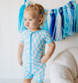 OCEAN WAVES CHECKERS DREAM SHORTIE