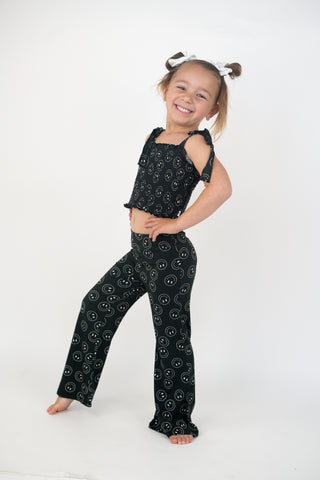 MIDNIGHT SMILES DREAM SMOCKED FLARE SET