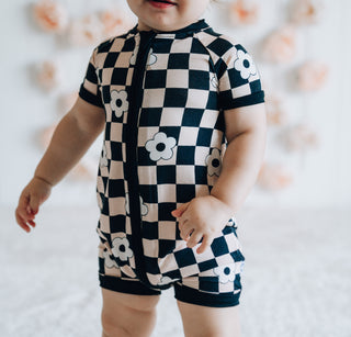 RETRO DAISY CHECKS DREAM SHORTIE