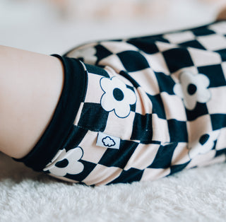 RETRO DAISY CHECKS DREAM SHORTIE