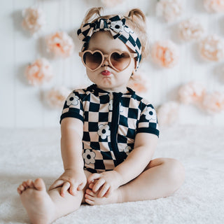 RETRO DAISY CHECKS DREAM SHORTIE