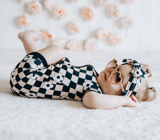 RETRO DAISY CHECKS DREAM SHORTIE