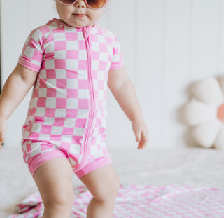 BUBBLEGUM CHECKERS DREAM SHORTIE