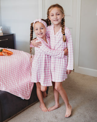 TAFFY PINK GINGHAM GIRL'S DREAM GOWN