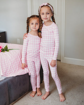 TAFFY PINK GINGHAM DREAM SET