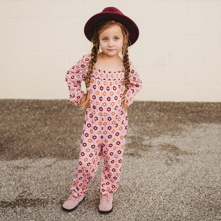 FALLIN' FOR DAISIES DREAM SMOCKED JUMPSUIT