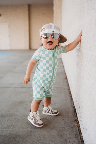 MINT CHECKERS DREAM SHORTIE