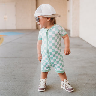 MINT CHECKERS DREAM SHORTIE