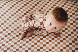 CHESTNUT CHECKERS DREAM CRIB SHEET