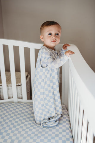 CLOUDY CHECKERS DREAM SLEEP SACK