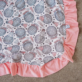 LAST DISCO DREAM RUFFLE BLANKET