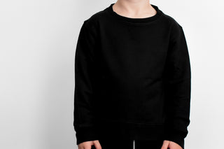 BLACK TERRY DREAM PULLOVER